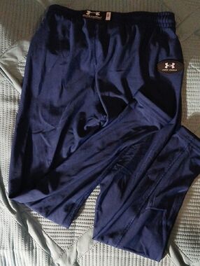Under Armour 'RARE' Performance Apparel Vintage Navy Blue Compression Pants
